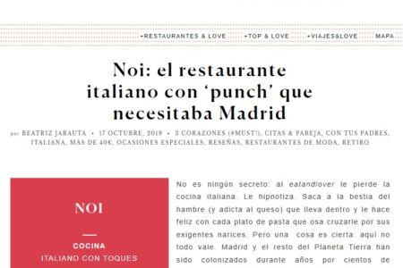 NOI en EatandLove (17.10.2019)