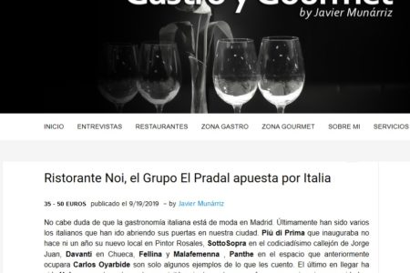 NOI en Gastro & Gourmet (19.09.2019)