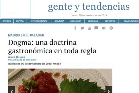 Dogma en El Imparcial (06.11.2019)
