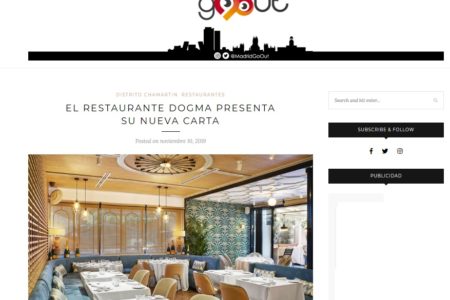 Dogma en MadridGoOut (10.11.2019)