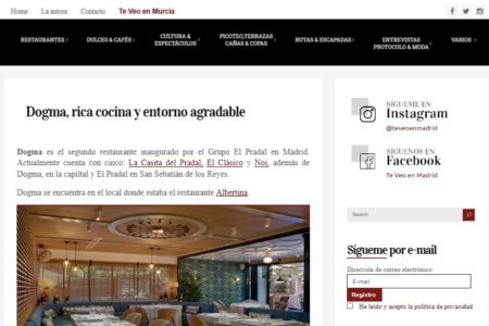 Dogma en TeVeoEnMadrid (11.11.2019)