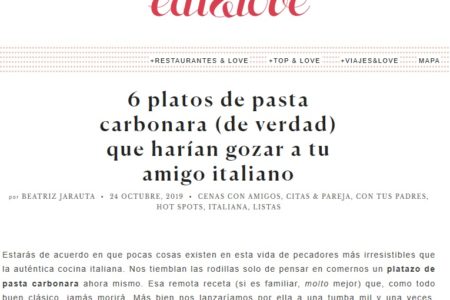 NOI en EatandLove (24.10.2019)