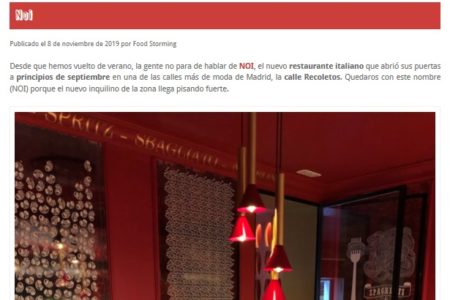 Noi en Food Storming (08.11.2019)